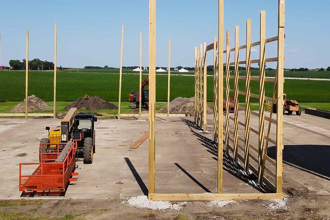 Cover's Construction | Demolition & Clean-Up | Pole barn Site